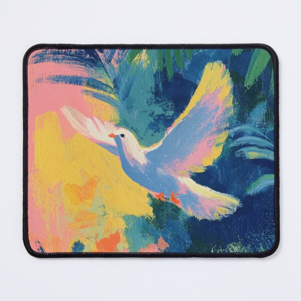 Item preview, White Dove in Matisse Style designed and sold by ArtHouseNiklas.