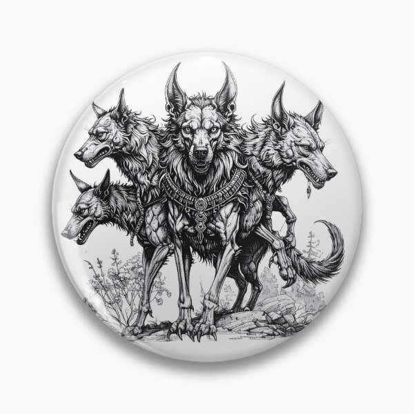 Item preview, Aggressive dog sketch designed and sold by PattaZone.