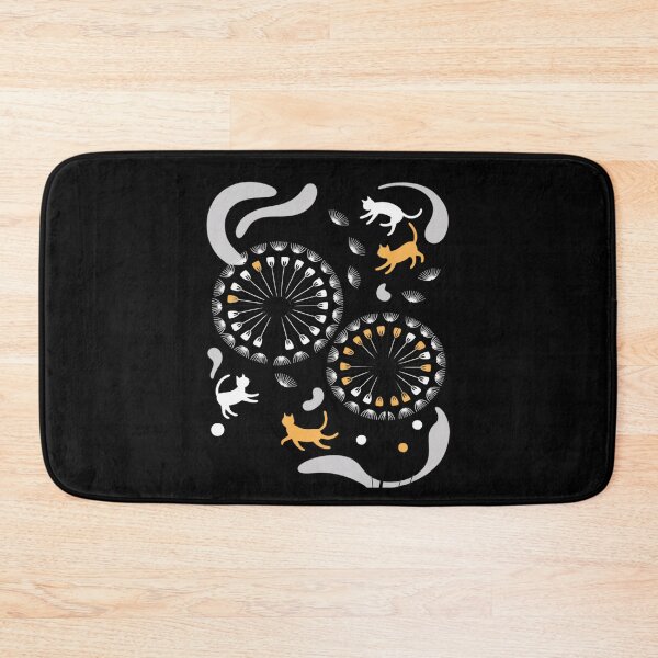 Item preview, Cats Floating Among Dandelions Cute Animal Lover designed and sold by BiellaSar.