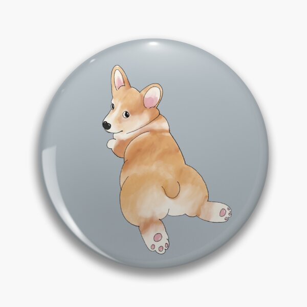 Aperçu de l'œuvre Mignon Corgi Butt créée et vendue par beanming.