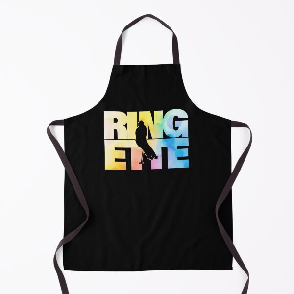 Item preview, Ringette Player – Watercolor Silhouette in Yellow and Blue designed and sold by EmeraldeaArt.
