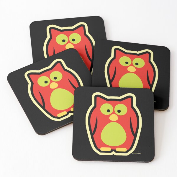 Artikelvorschau, Jolly Critters 1 (rot) - Eule 2 entworfen und verkauft von PaoloRuiDesign.