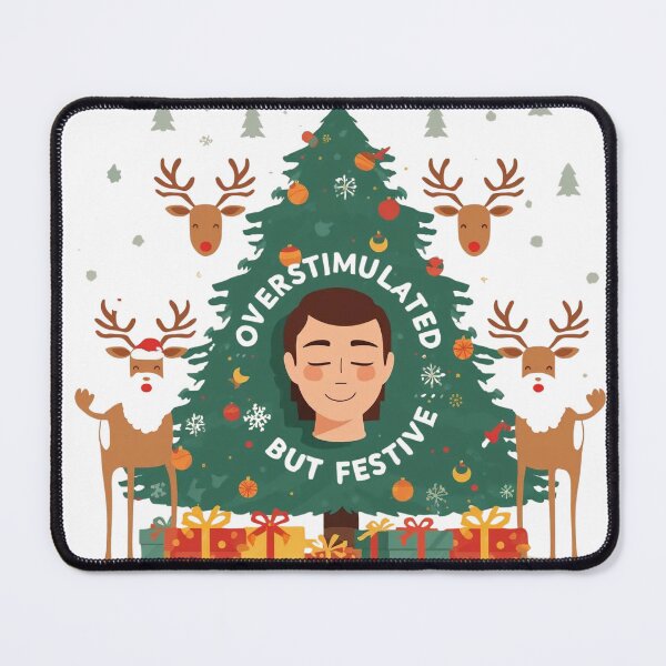 Item preview, Overstimulated but Festive designed and sold by Przemagobart.