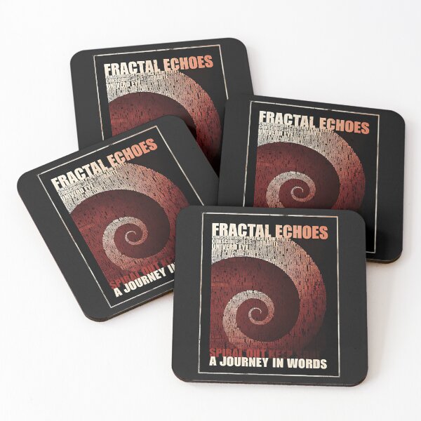 Item preview, Fractal Echoes – Psychedelic Word Spiral Abstract Design designed and sold by ThomasLeesa.