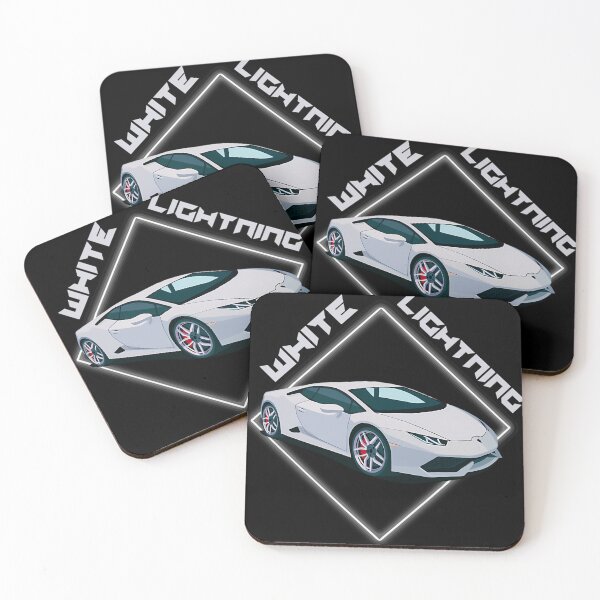 Item preview,  White Lightning Supercar Graphic  designed and sold by KEVINOOI.