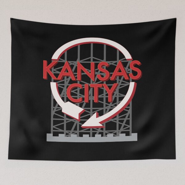 Item preview, Kansas City Retro Rooftop Sign designed and sold by RobertTree.