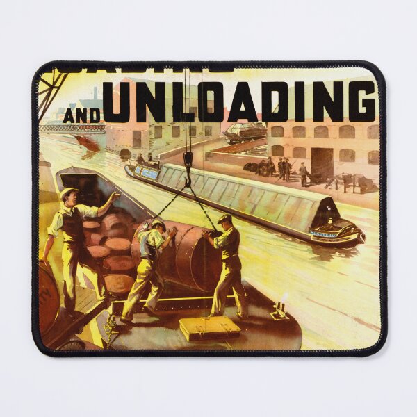 Item preview, Vintage WWII Propaganda Poster | Speed Up Loading & Unloading | Quicker Turnaround | Industrial Realism Art Print designed and sold by artofuniverse.