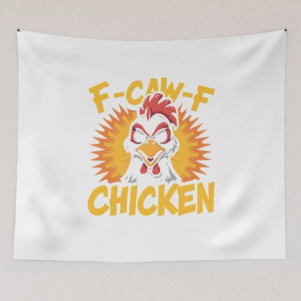 Item preview, F-Caw-F Chicken Funny Cartoon designed and sold by Kavya Art.