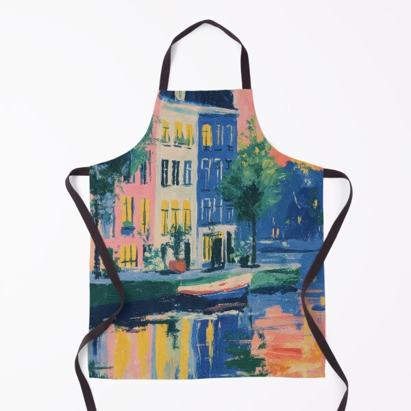Item preview, Amsterdam on the water in the Matisse style designed and sold by ArtHouseNiklas.