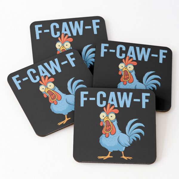 Item preview, F-Caw-F Swearing Chicken designed and sold by fusedtees.