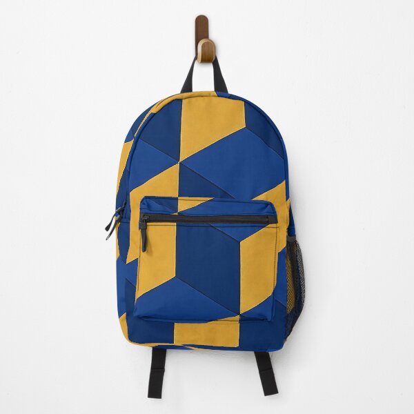Item preview, Blue and Yellow 3D Cube Pattern designed and sold by ibo-odi-SW.
