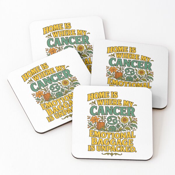 Item preview, Cancer "Home Is Where My Emotional Baggage Is Unpacked" Art Nouveau T-Shirt | Sentimental Zodiac Tee designed and sold by MySpiritTravels.