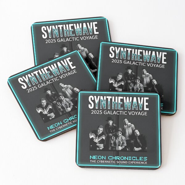 Item preview, Synthewave 2025 Galactic Voyage – Neon Chronicles Cyberpunk Concert Poster designed and sold by jeoncoulter.