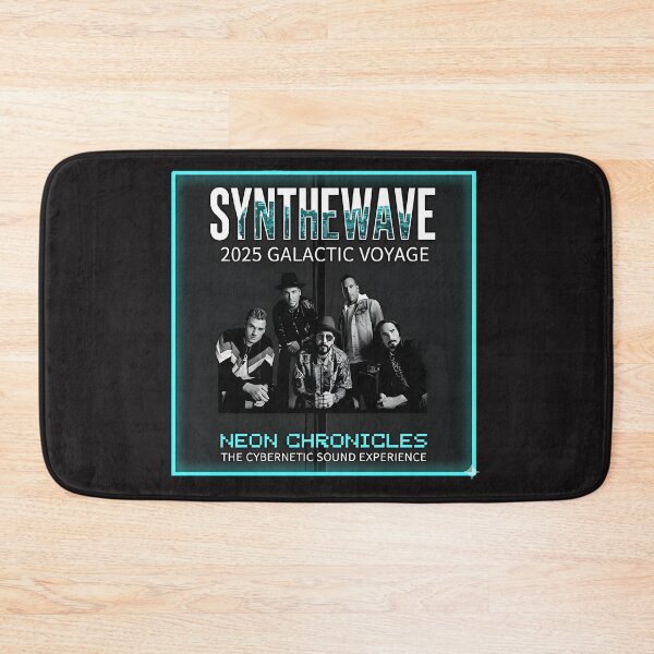 Item preview, Synthewave 2025 Galactic Voyage – Neon Chronicles Cyberpunk Concert Poster designed and sold by jeoncoulter.