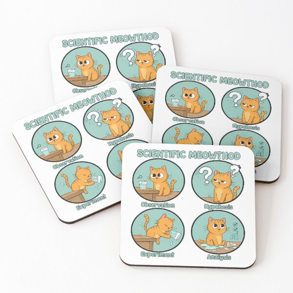 Item preview, "Scientific Meowthod" Funny Cat Science designed and sold by k3rstman1.