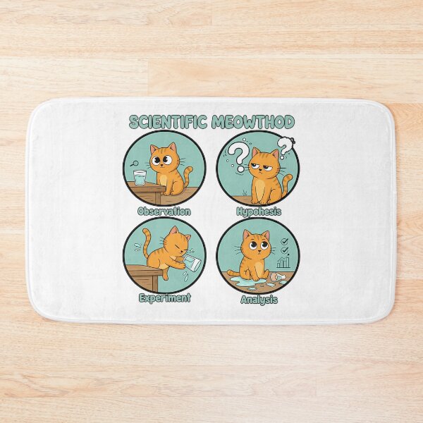 Item preview, "Scientific Meowthod" Funny Cat Science designed and sold by k3rstman1.