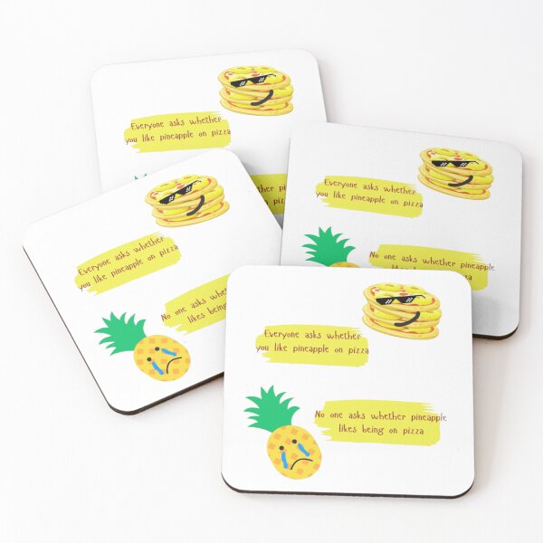 Item preview, Pineapple on pizza? designed and sold by BrokenHumourCo.