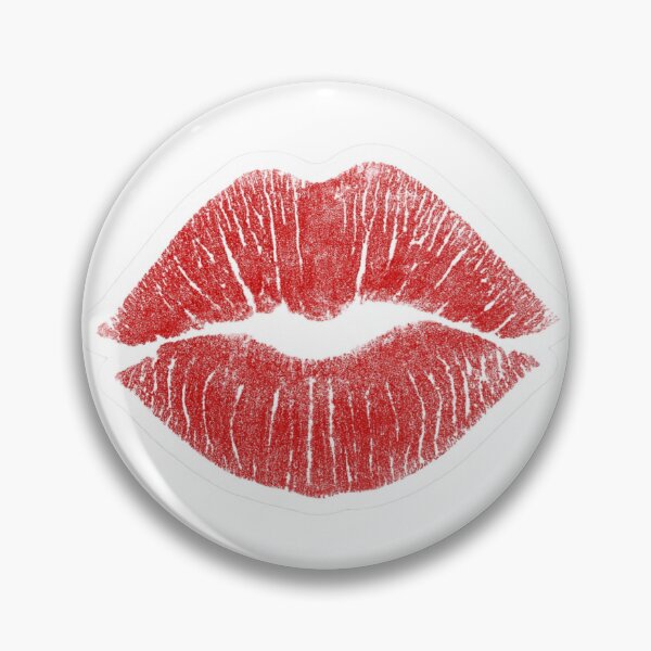 Item preview, Romantic Red Lips Kiss Print Stickers, T-Shirts & More | Fun Pop Art Design designed and sold by HealthCoreCommunity.