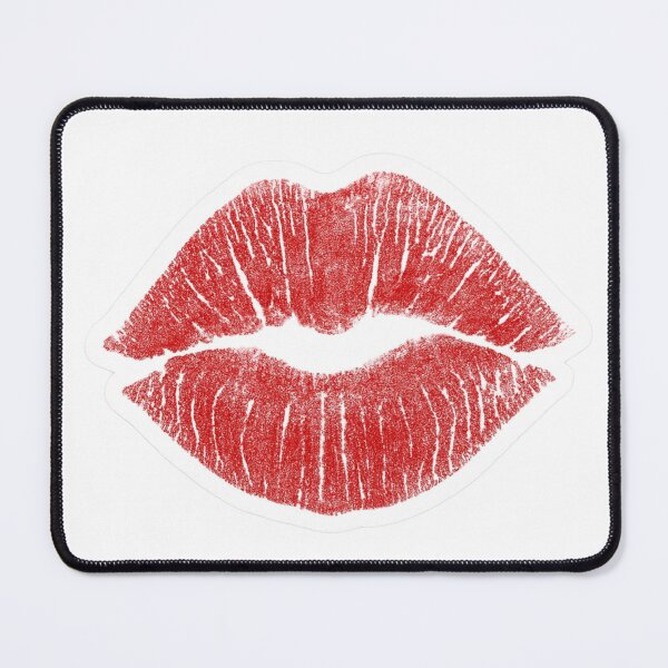 Item preview, Romantic Red Lips Kiss Print Stickers, T-Shirts & More | Fun Pop Art Design designed and sold by HealthCoreCommunity.
