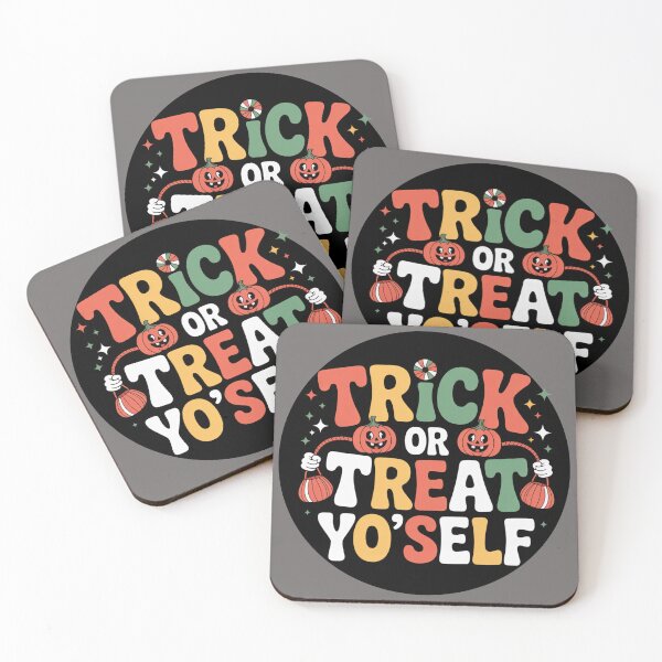 Item preview, A Frightfully Fun Fiesta: A happy, pumpkin-headed character shows off a haul of candy bags. For the Halloween Festive Season designed and sold by Grang Art Artistic Designs.