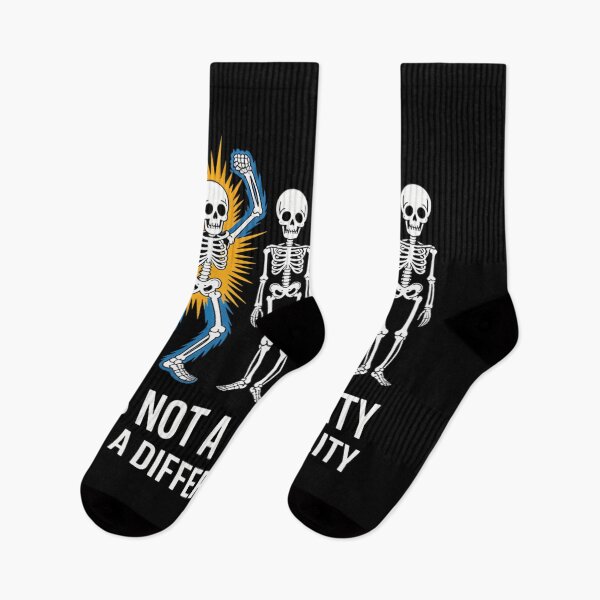 Item preview, Down Syndrome Awareness Skeleton designed and sold by DoorwayThreads.