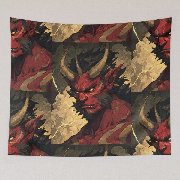 Item preview, The Fearsome Oni designed and sold by bapupa.