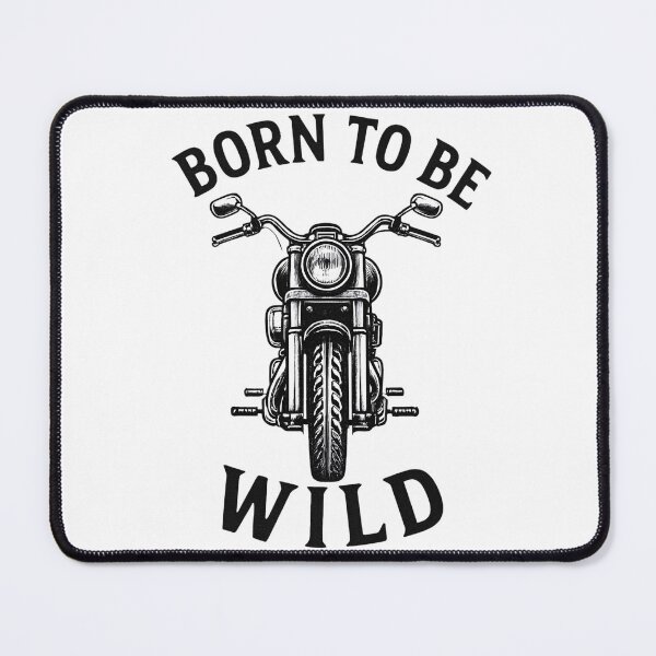Item preview, Born to Be Wild – Retro Motorcycle Rider Design designed and sold by Wild-way Art.