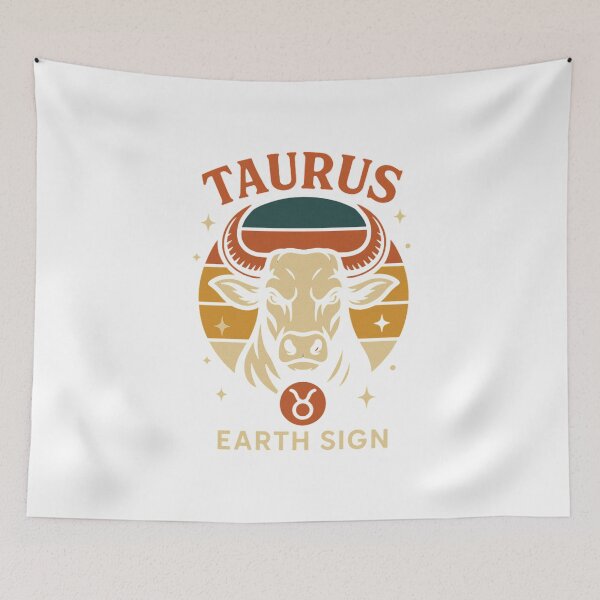 Item preview, Taurus Zodiac Sign – Bold Bull Astrology Design designed and sold by Wear Sculpt.