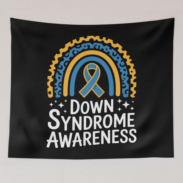 Item preview, Down Syndrome Awareness T21 Rainbow Teacher designed and sold by DoorwayThreads.