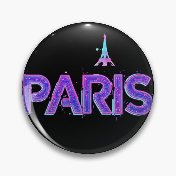 Item preview, Paris Neon Wave Typography — Flowing Electric Wordmark with Eiffel Spire (Transparent PNG & SVG designed and sold by Momay-designer.