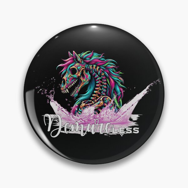 Item preview, Demureless Halloween Psychedelic Skeleton Horse Merging Out of Waters designed and sold by Shaielle.