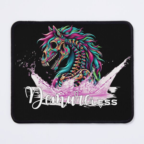 Item preview, Demureless Halloween Psychedelic Skeleton Horse Merging Out of Waters designed and sold by Shaielle.