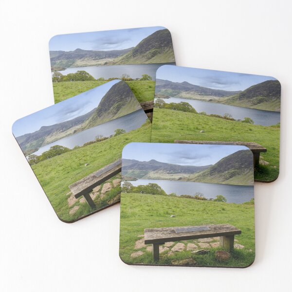 Item preview, A seat overlooking Crummock Water in The Lake District of Cumbria England UK designed and sold by John Gilham - Landscape Photography.