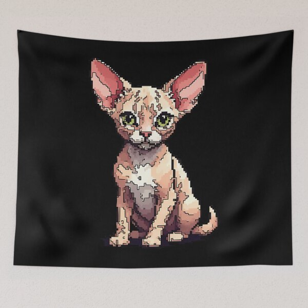 Item preview, Pixel Devon Rex designed and sold by SiennaWisoky.