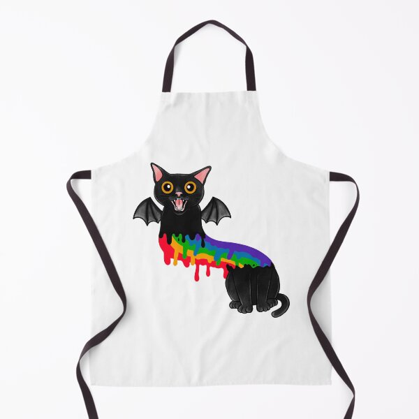 Item preview, Vampire Bat Cat – Creepy Cute Rainbow Drip Gothic Illustration designed and sold by J-Mindful.