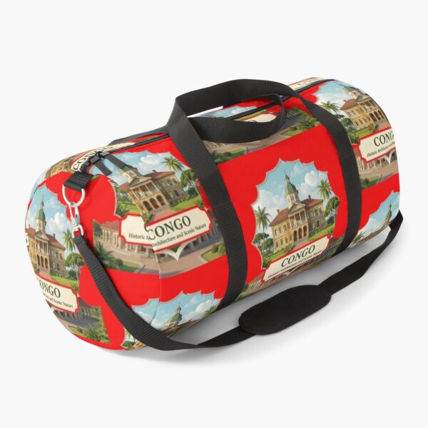 Item preview, Congo Historic Architecture and Scenic Nature – 3D Artistic Label   designed and sold by PaintMeWorld.