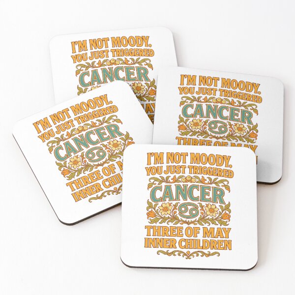 Item preview, Cancer “I’m not moody. You just triggered three of my inner children” Art Nouveau T-Shirt | Moody Zodiac Humor designed and sold by MySpiritTravels.