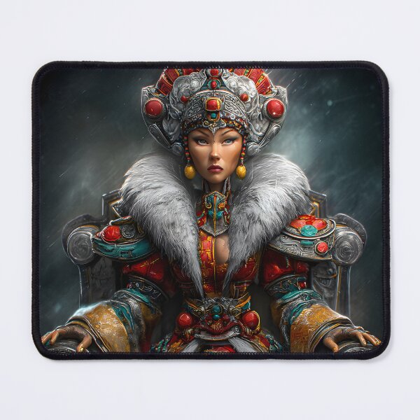 Item preview, Regal Empress in Ornate Traditional Attire designed and sold by Artessie.