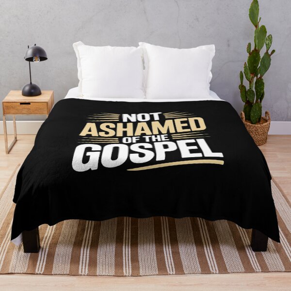 Item preview, Not Ashamed of The Gospel - A Perfect Christian Gift for Proud Believers, Church Members, and Anyone Who Loves Jesus and Faith. designed and sold by ZyziowskyArt.