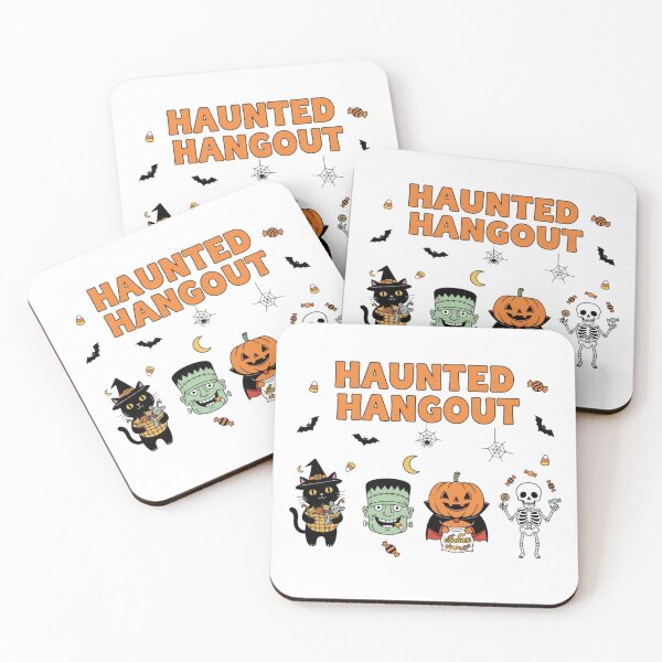 Item preview, Haunted Hangout – Cute Halloween Party Design designed and sold by Kavya Art.