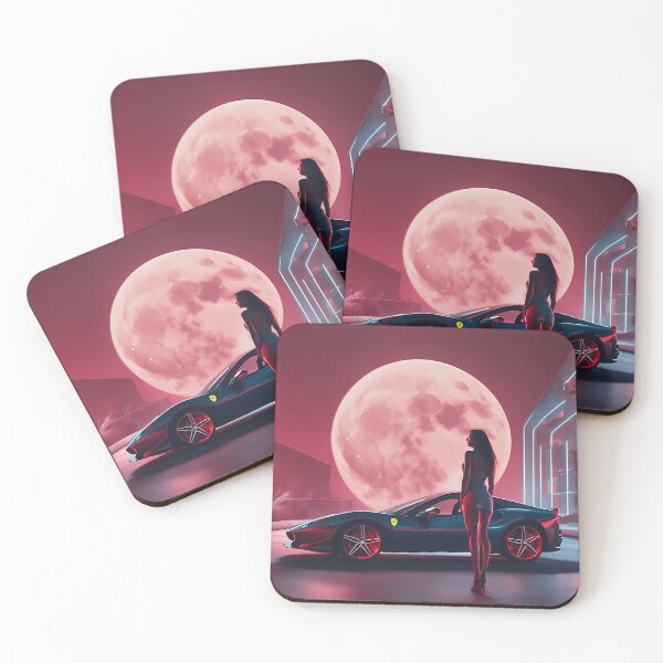 Item preview,  Supercar And Woman Art designed and sold by KEVINOOI.