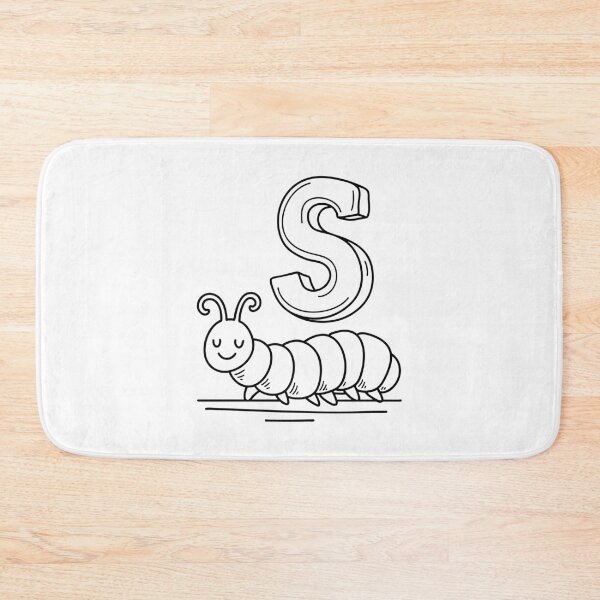 Item preview, An illustration of letter S stand for Silkworm designed and sold by rasagamastore.