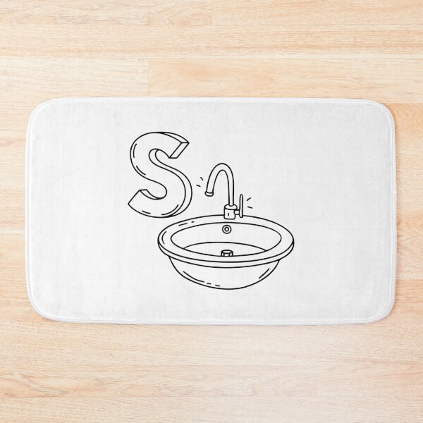 Item preview, An illustration of letter S stand for Sink designed and sold by rasagamastore.