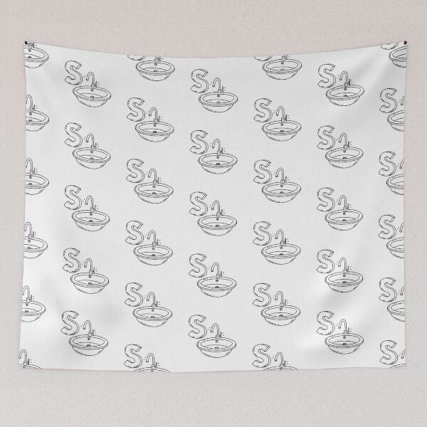 Item preview, An illustration of letter S stand for Sink designed and sold by rasagamastore.