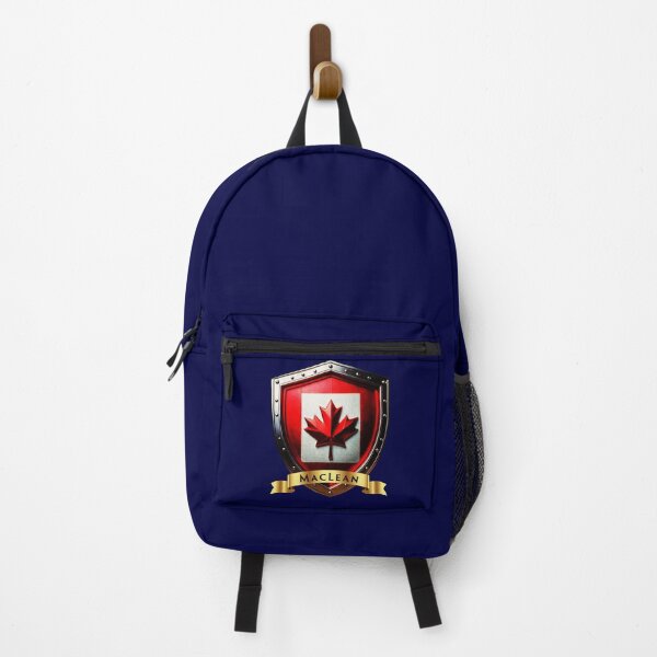 Item preview, MacLean Family Canada Shield, Maple Leaf Heraldry Crest designed and sold by Highlandkings.