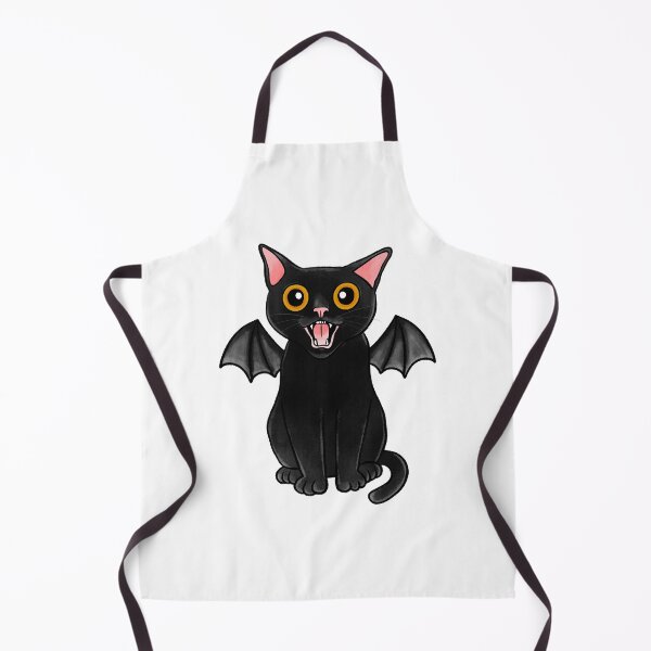 Item preview, Vampire Bat Cat – Creepy Cute Gothic Halloween Illustration designed and sold by J-Mindful.