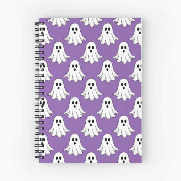 Item preview, Purple Halloween Ghost Pattern designed and sold by WeTheWeirdosCo.