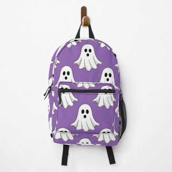 Item preview, Purple Halloween Ghost Pattern designed and sold by WeTheWeirdosCo.