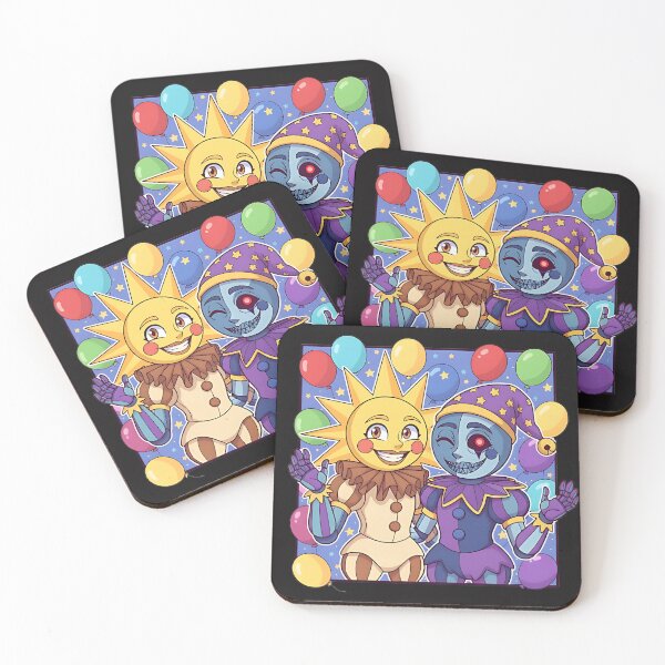 Item preview, Sun and Moon Animatronic – Cute Creepy Party Design designed and sold by krehlizeten.