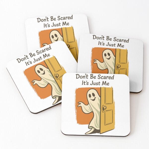 Item preview, Don't Be Scared It's Just Me Ghost Halloween designed and sold by LuminOrb.